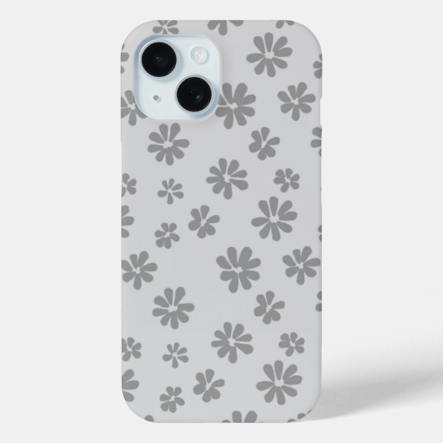 Floral iPhone Case – Elegant Flower-Themed (Back)