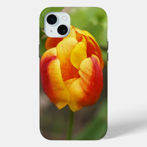 Floral iPhone case with colourful Tulip