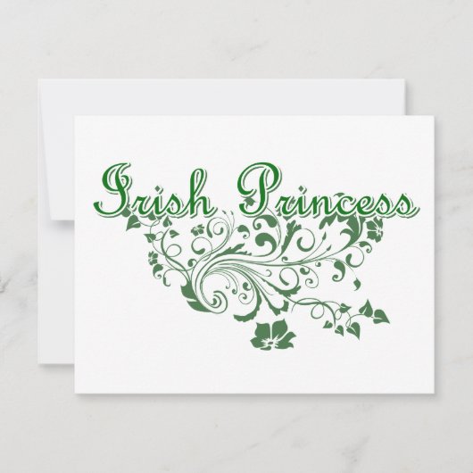 Floral Irish Princess (Front)