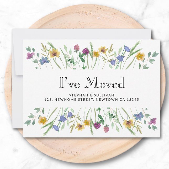 Floral I've Moved Moving Announcement (Creator Uploaded)