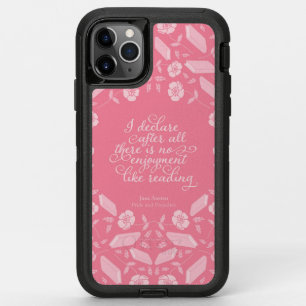 Floral Jane Austen Pride & Prejudice Bookish Quote OtterBox Defender iPhone 11 Pro Max Case