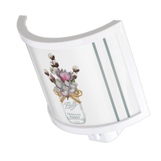 Floral Jar Night Light (Angled)