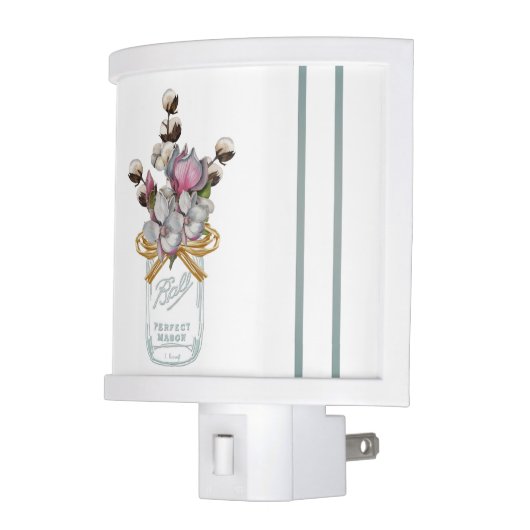 Floral Jar Night Light (Left)