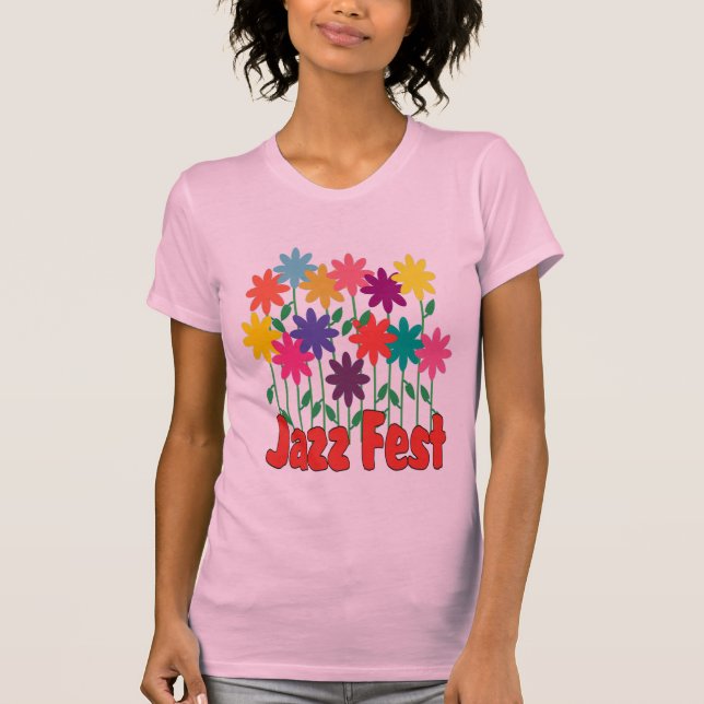 Floral Jazz Fest T-Shirt (Front)