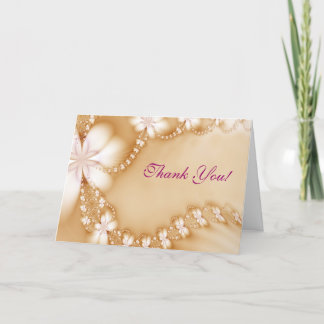 Floral Jewel, Thank You! You Card