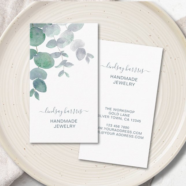 Floral Jeweler Business Card (Creator Uploaded)