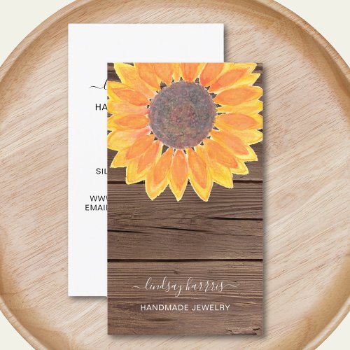 Floral Jeweler Business Card