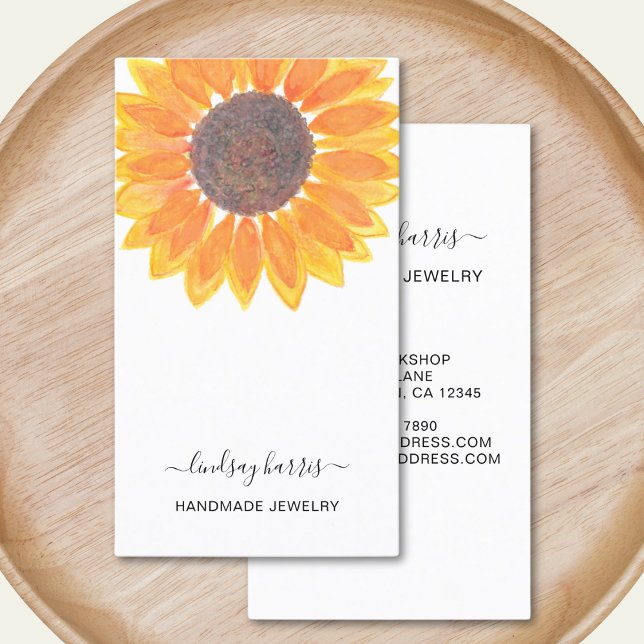 Floral Jeweler Business Card (Creator Uploaded)