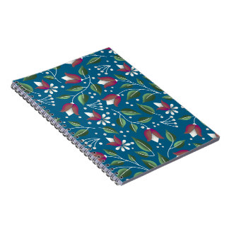 Floral journaling notebook