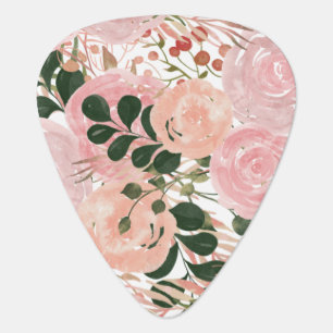 Floral Jumpsuit Guitar Pick