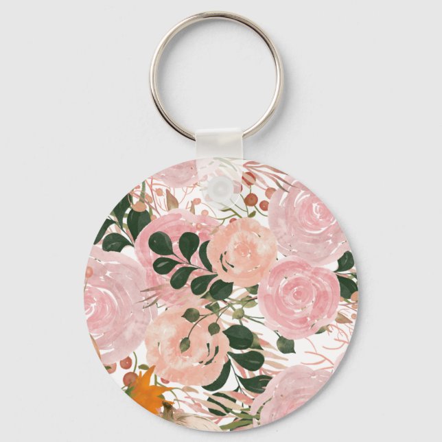 Floral Jumpsuit Keychain (Front)