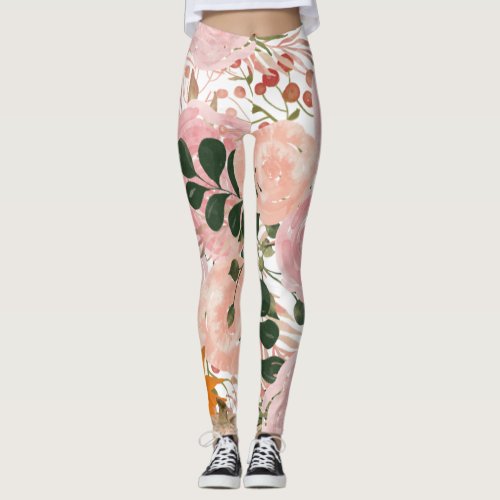Floral Jumpsuit Leggings