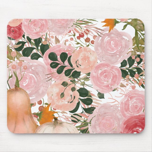 Floral Jumpsuit Mouse Pad (Front)