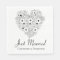 Floral Just Married Anemone Black Heart Flowers