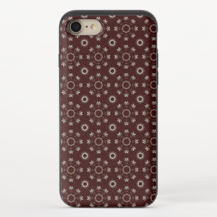 Floral Kabul Coffee iPhone 8/7 Slider Case