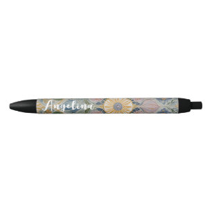 Floral Kaleidoscope Personalized Pen