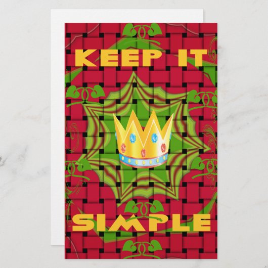 Floral Keep it simple (Front/Back)