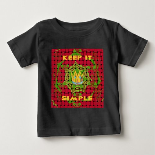 Floral Keep it simple Baby T_Shirt