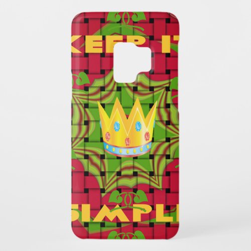 Floral Keep it simple Case_Mate Samsung Galaxy S9 Case