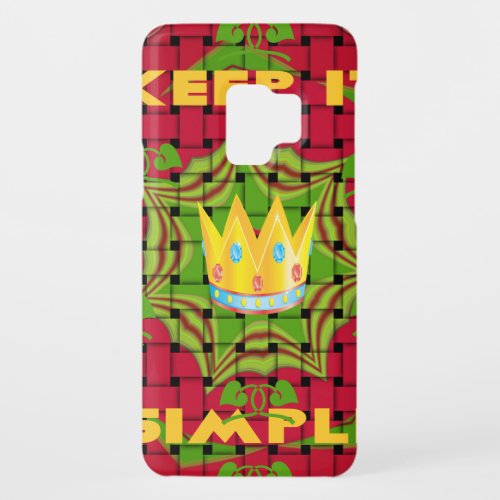 Floral Keep it simple Case_Mate Samsung Galaxy S9 Case