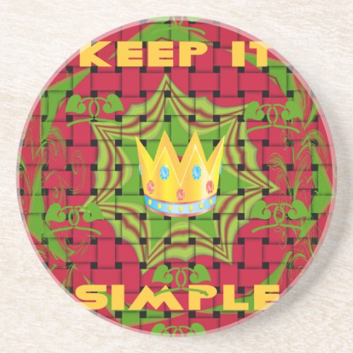 Floral Keep it simple Coaster