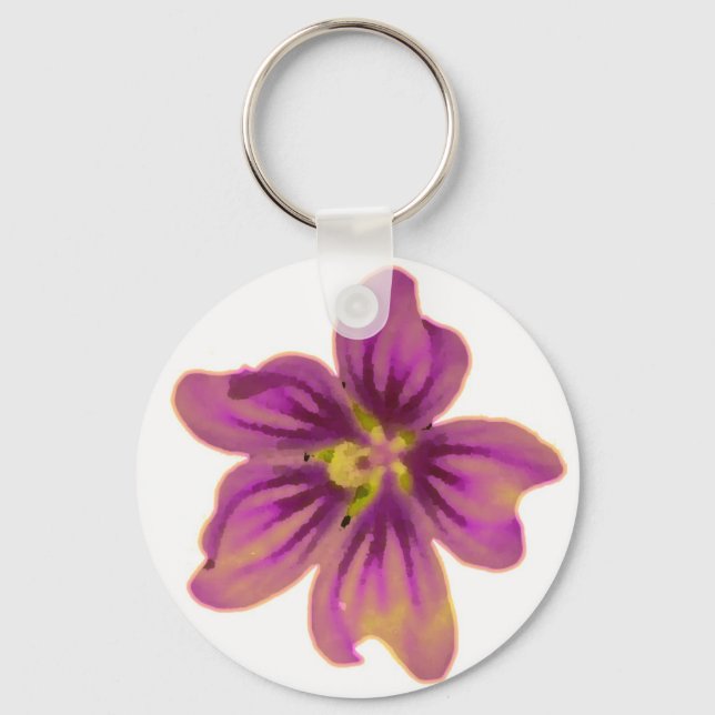 floral keychain (Front)