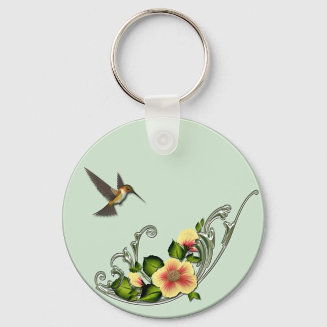 floral keychain (Front)