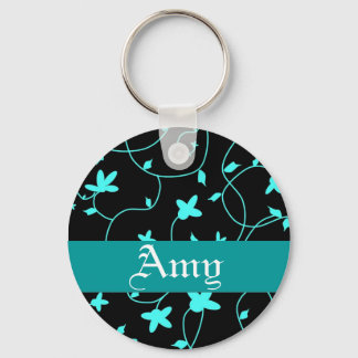 Floral Keychain - Personalize it!