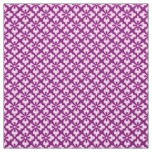 Floral kimono print, light pink and plum fabric