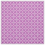 Floral kimono print, orchid pink and purple fabric