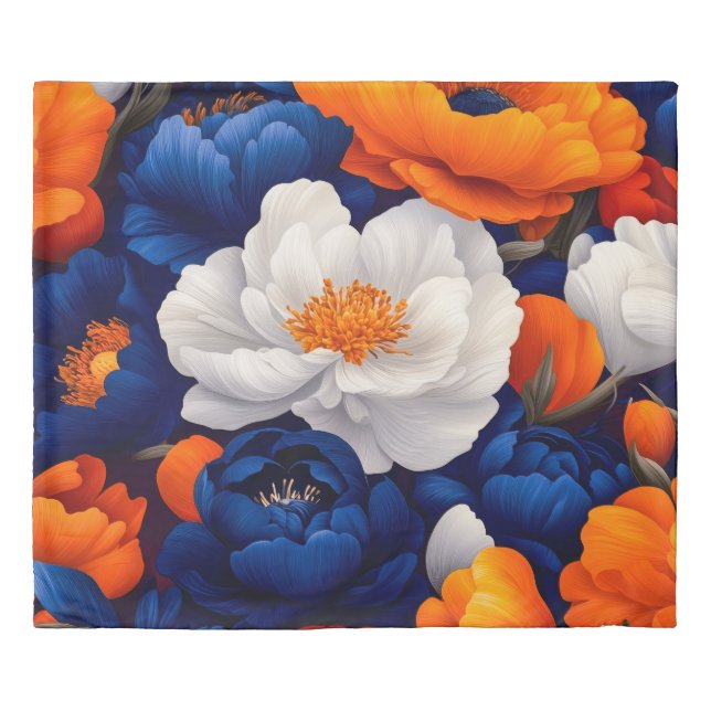 Floral King Size Duvet Cover (Front)