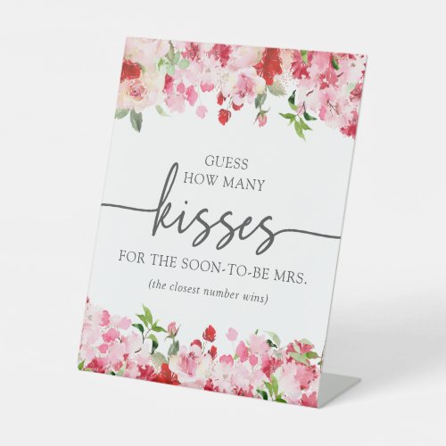 Floral Kisses Bridal Sign