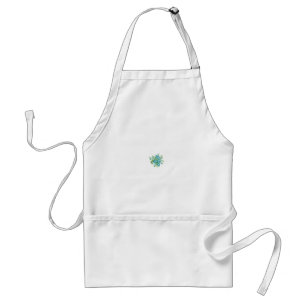 Floral Kitchen Apron Elegant Baking Style