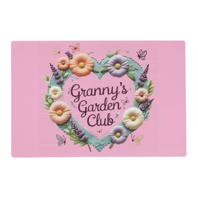 Floral Kitchen Placemat (Front)