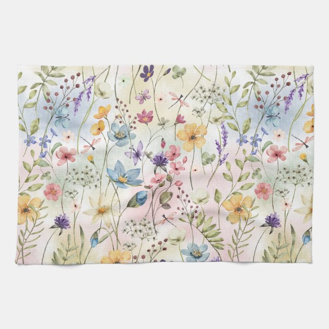 Floral Kitchen Towel (Horizontal)
