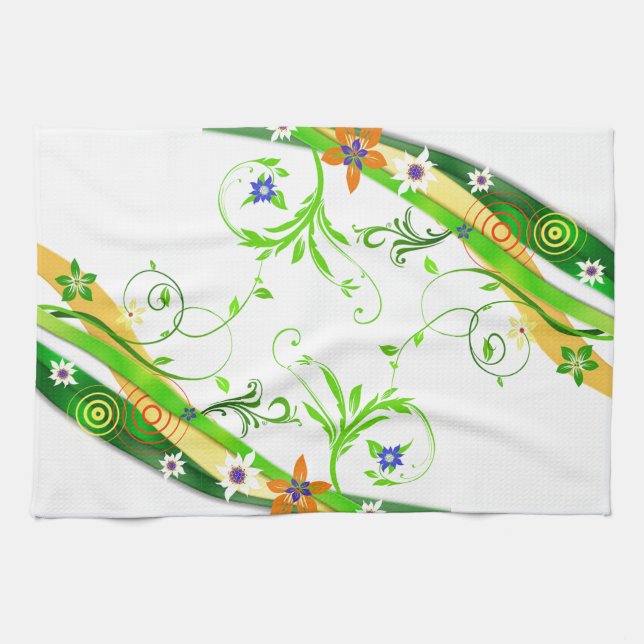 Floral Kitchen Towel (Horizontal)