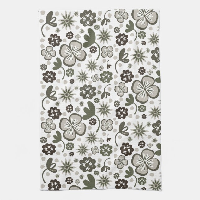 Floral Kitchen Towel (Vertical)