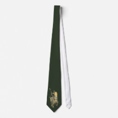 Floral Knight  Decorated Horse Dandelion Flower Tie at Zazzle