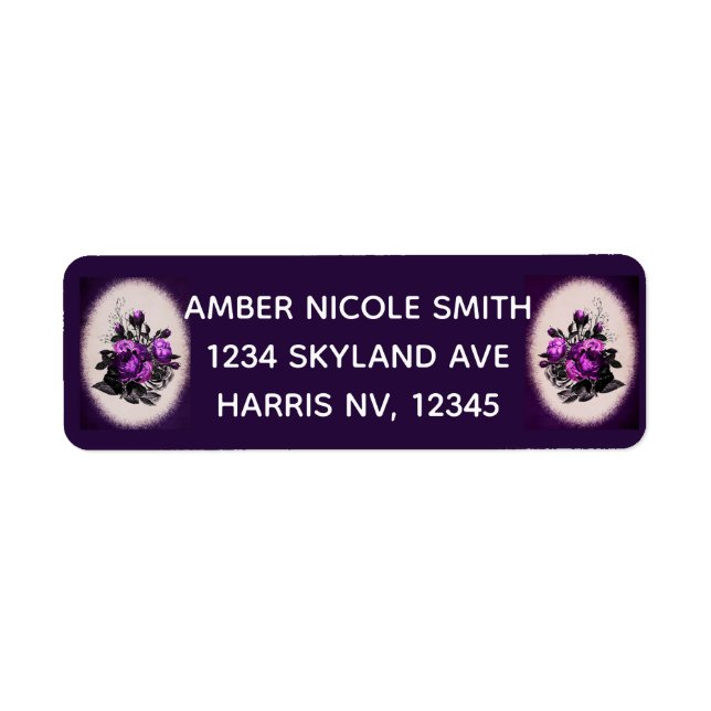 Floral Label (Front)