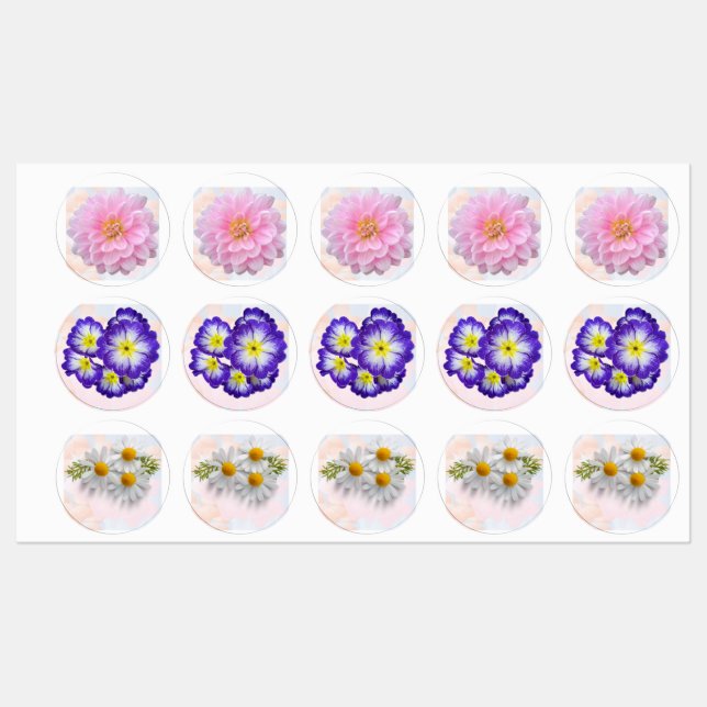 Floral Labels (Sheet)