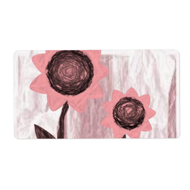 Floral Labels Flower (Front)