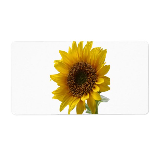 Floral Labels Sunflower (Front)