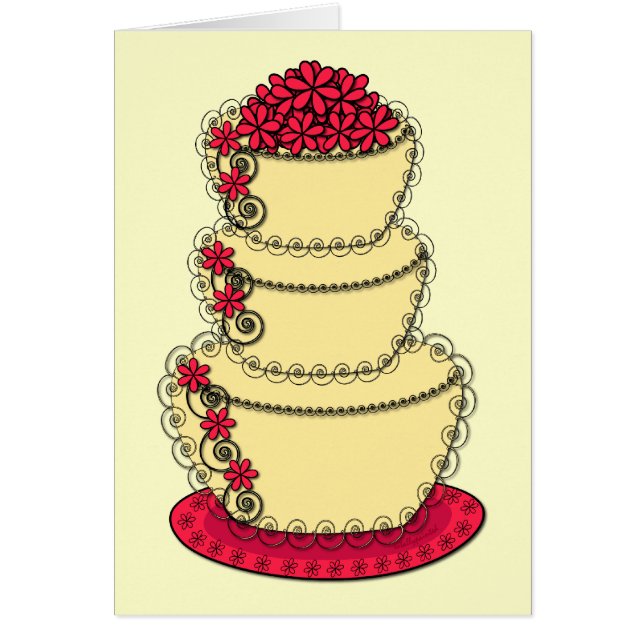 Floral Lace Buttercream Cards (Front)