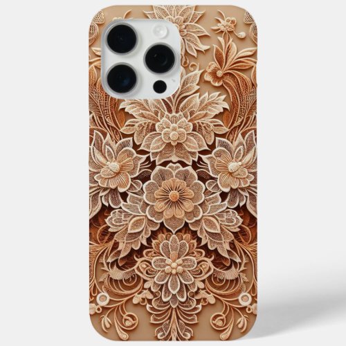 Floral Lace iPhone 15 Pro Max Case