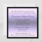 Floral Lace Invite with Diamond Bow (Back)