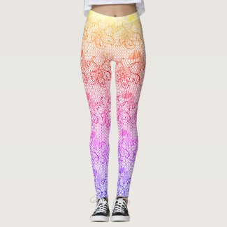 Floral Lace Pattern Colorful
