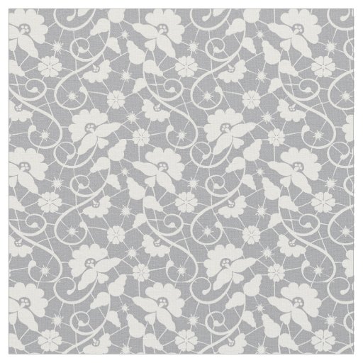 Floral Lace Pattern Fabric