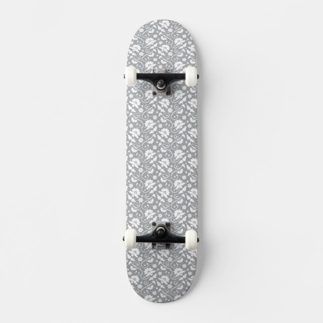 Floral Lace Pattern Skateboard (Front)
