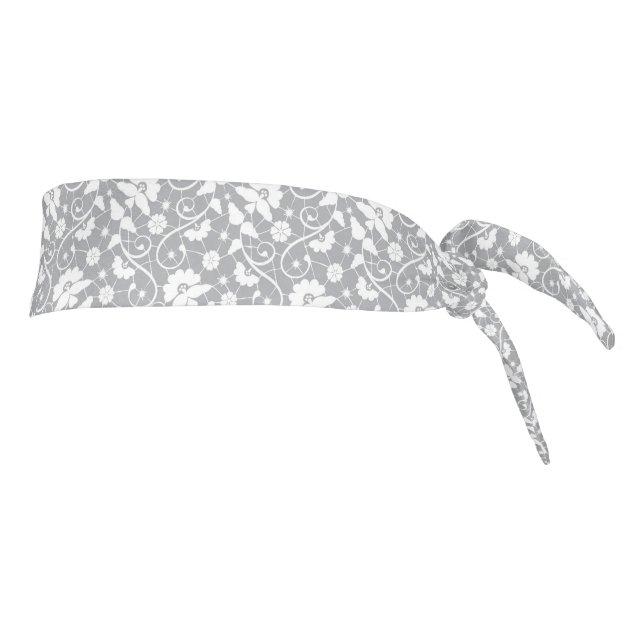 Floral Lace Pattern Tie Headband (Rotate 90)