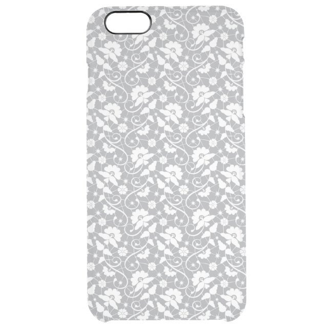 Floral Lace Pattern Uncommon iPhone Case (Back)